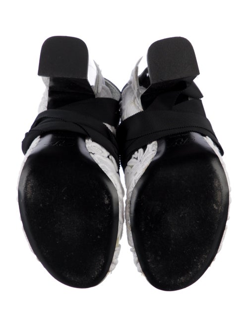 Roger Vivier PVC Patterned Slingback Sandals