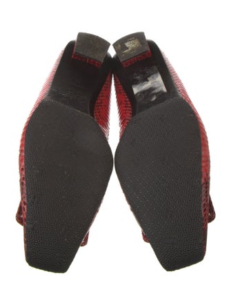 Roger Vivier Snakeskin Animal Print Pumps
