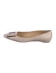 Roger Vivier Leather Ballet Flats