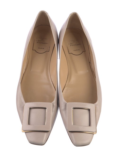 Roger Vivier Leather Ballet Flats