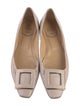 Roger Vivier Leather Ballet Flats