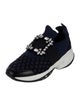 Roger Vivier Mesh Crystal Embellishments Sneakers