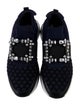 Roger Vivier Mesh Crystal Embellishments Sneakers