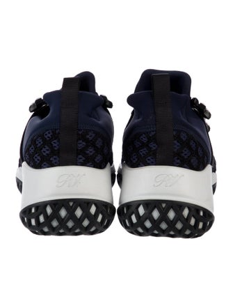 Roger Vivier Mesh Crystal Embellishments Sneakers