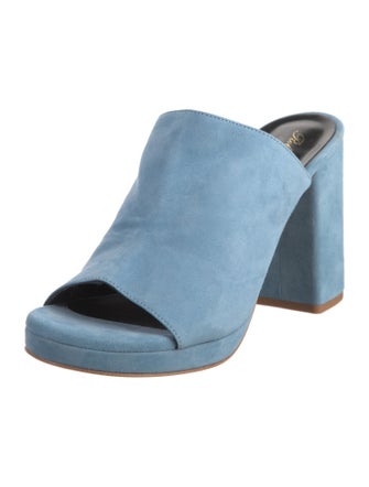 Roger Vivier Suede Slides