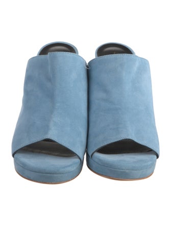 Roger Vivier Suede Slides