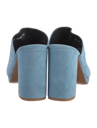 Roger Vivier Suede Slides