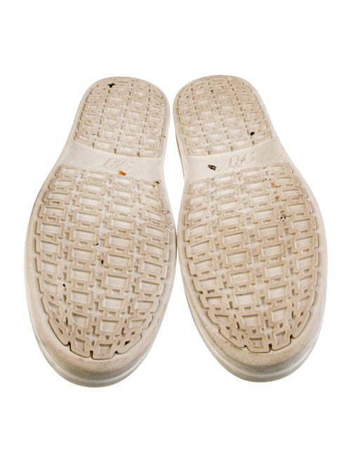 Roger Vivier Patent Leather Crystal Embellishments Sneakers