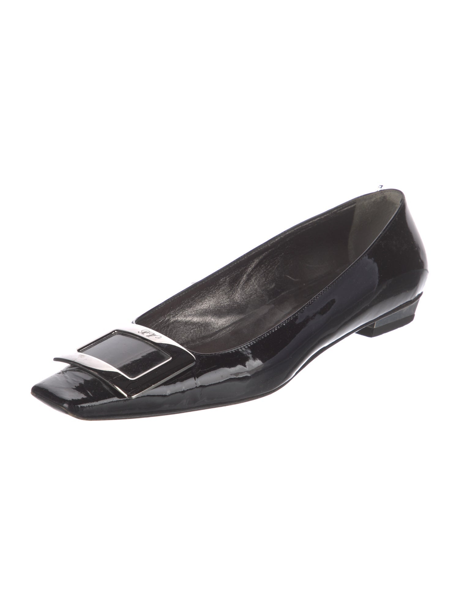 Roger Vivier Patent Leather Flats