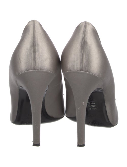 Roger Vivier Satin Crystal Embellishments Pumps