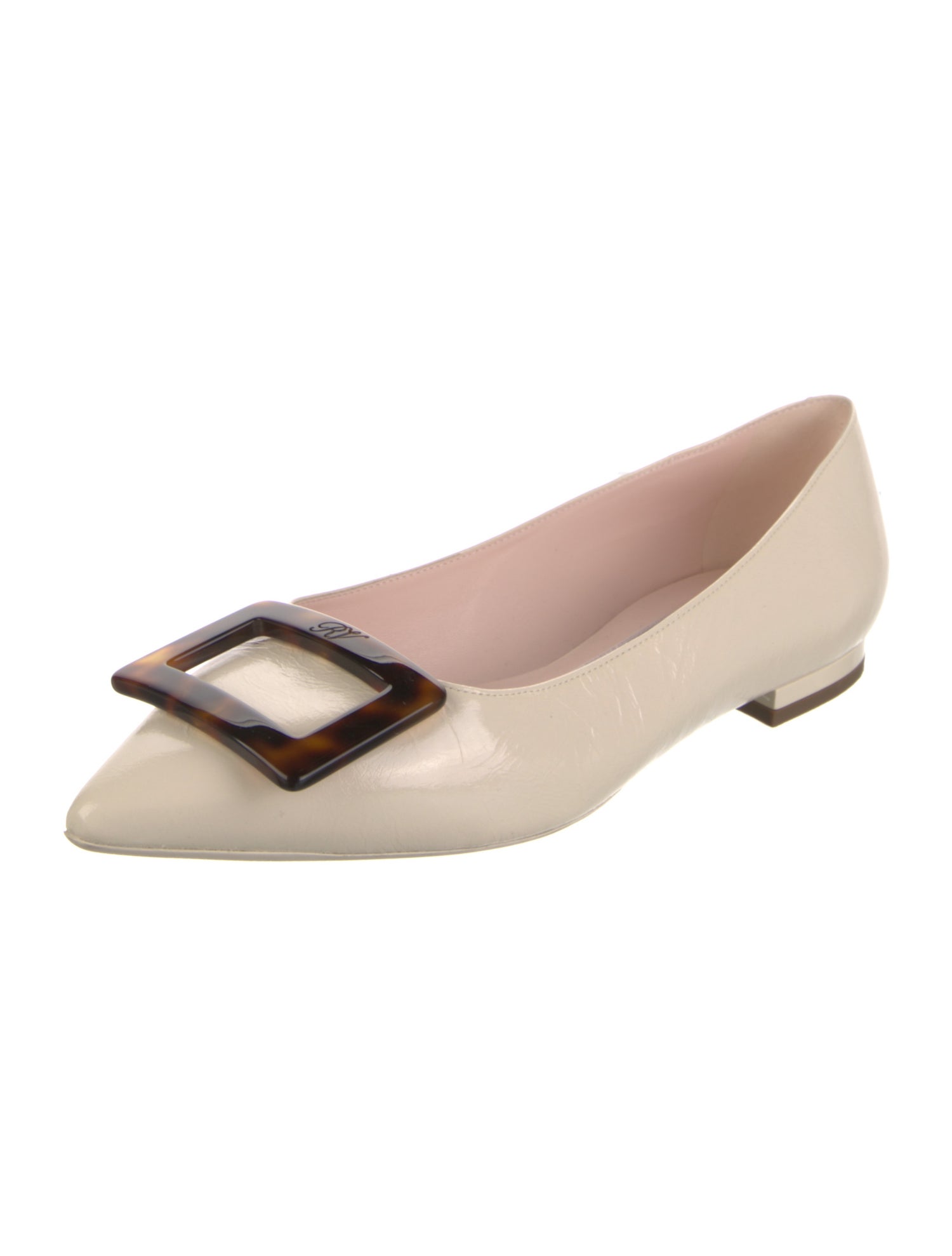 Roger Vivier Leather Ballet Flats