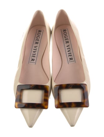 Roger Vivier Leather Ballet Flats