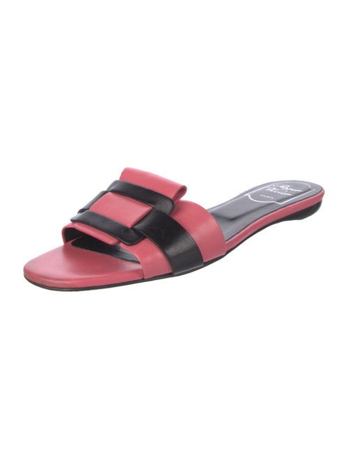 Roger Vivier Leather Slides