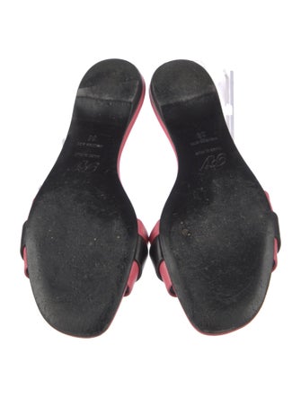 Roger Vivier Leather Slides
