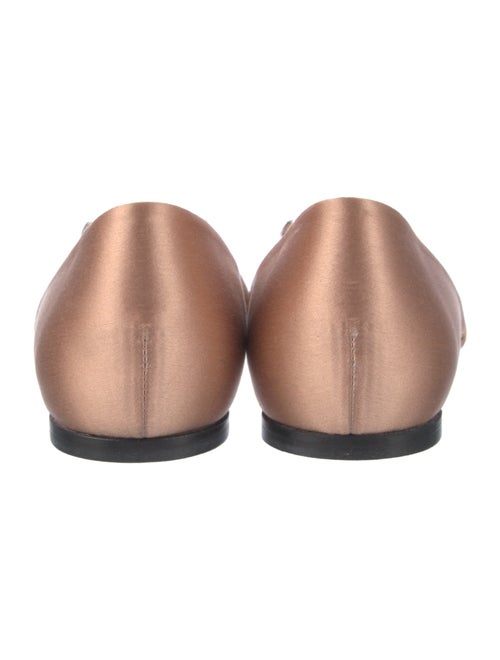 Roger Vivier Satin Crystal Embellishments Slides