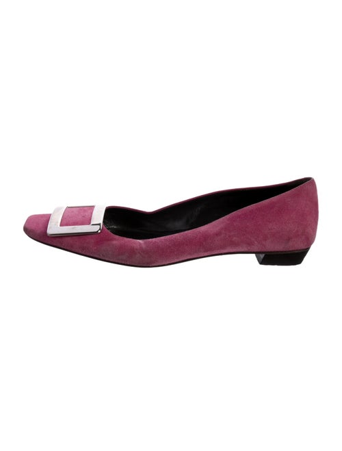 Roger Vivier Suede Ballet Flats