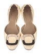 Roger Vivier Patent Leather D'Orsay Flats