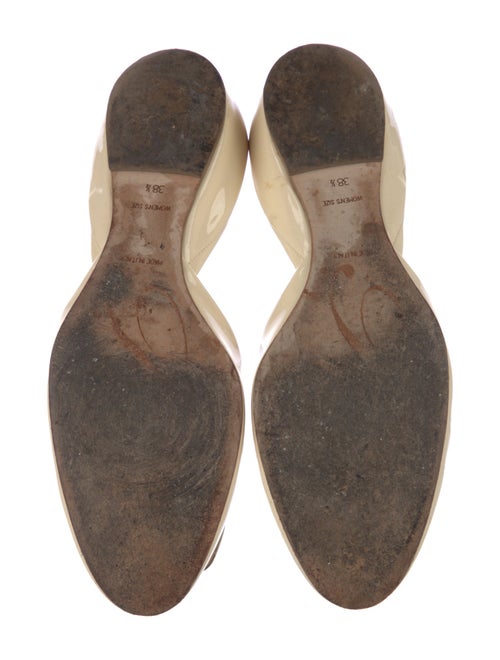 Roger Vivier Patent Leather D'Orsay Flats