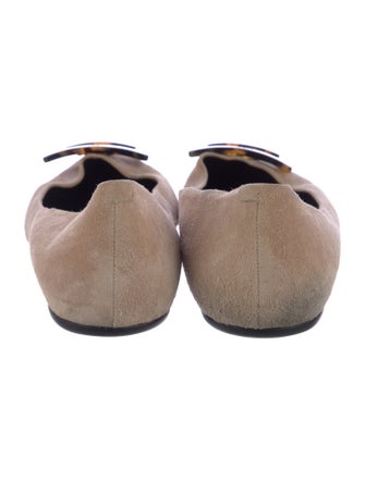 Roger Vivier Suede Flats