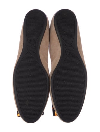 Roger Vivier Suede Flats