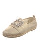 Roger Vivier Crystal Embellishments Espadrilles