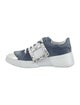 Roger Vivier Denim Colorblock Pattern Sneakers