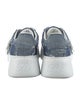 Roger Vivier Denim Colorblock Pattern Sneakers