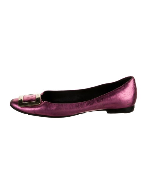 Roger Vivier Suede Ballet Flats