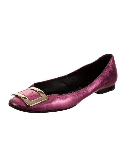 Roger Vivier Suede Ballet Flats