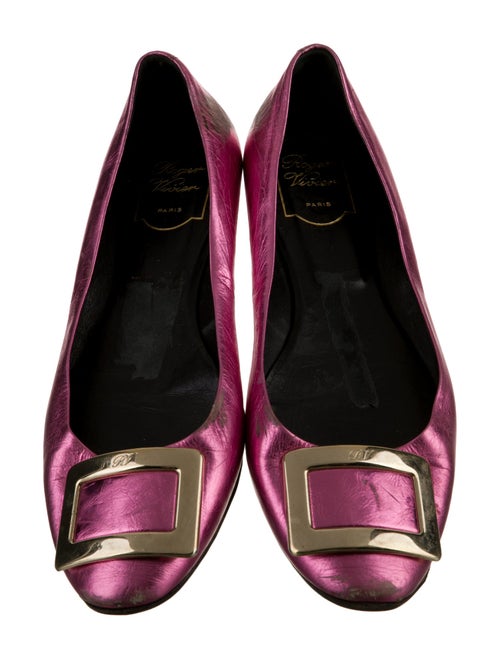 Roger Vivier Suede Ballet Flats
