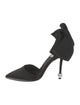 Roger Vivier Satin Bow Accents D'Orsay Pumps