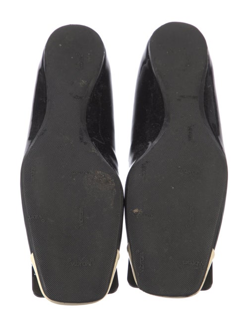 Roger Vivier Patent Leather Colorblock Pattern Flats