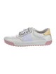 Roger Vivier Leather Colorblock Pattern Sneakers