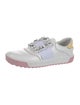 Roger Vivier Leather Colorblock Pattern Sneakers