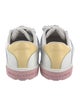 Roger Vivier Leather Colorblock Pattern Sneakers