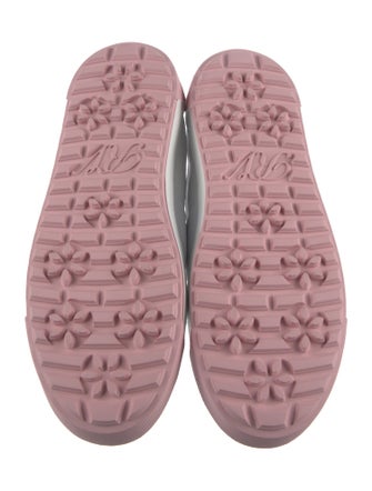 Roger Vivier Leather Colorblock Pattern Sneakers