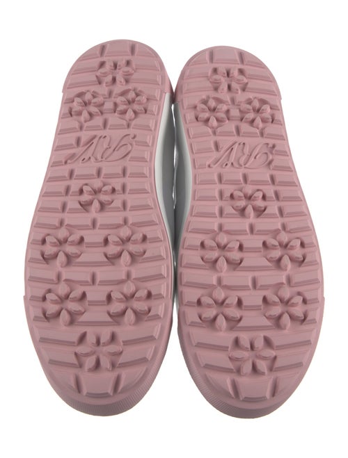 Roger Vivier Leather Colorblock Pattern Sneakers