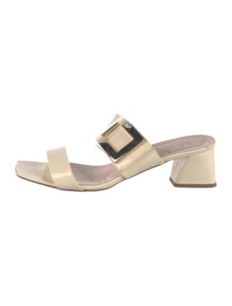 Roger Vivier Patent Leather Slides