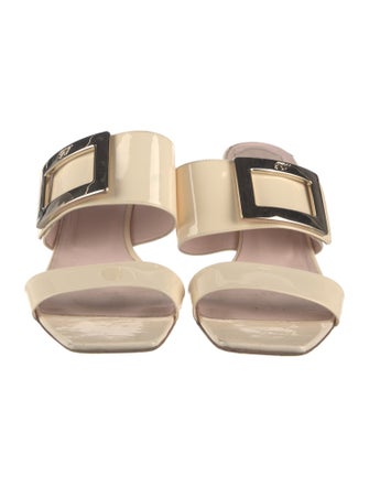 Roger Vivier Patent Leather Slides