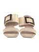 Roger Vivier Patent Leather Slides