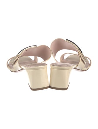 Roger Vivier Patent Leather Slides