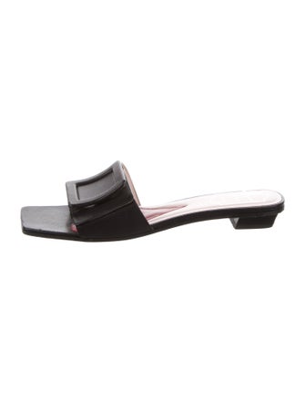 Roger Vivier Leather Slides