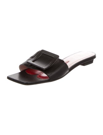 Roger Vivier Leather Slides