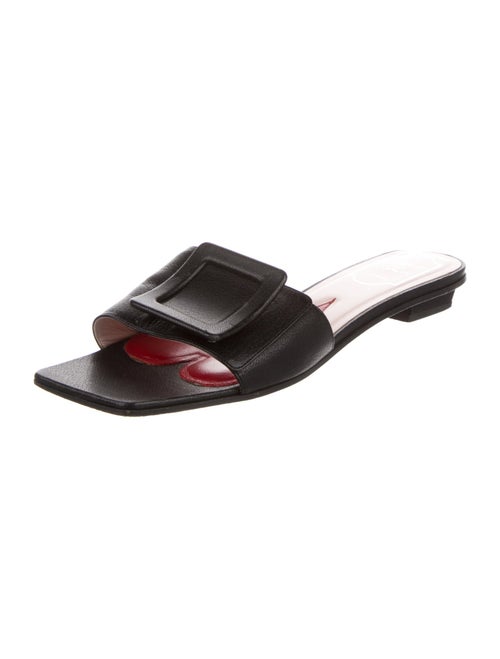 Roger Vivier Leather Slides