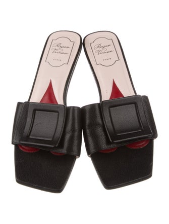 Roger Vivier Leather Slides