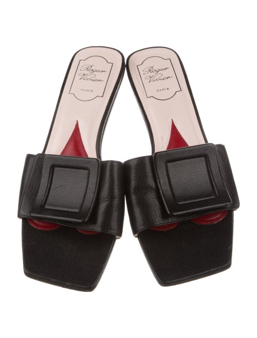 Roger Vivier Leather Slides