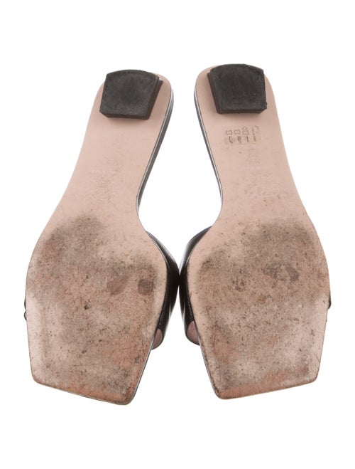 Roger Vivier Leather Slides