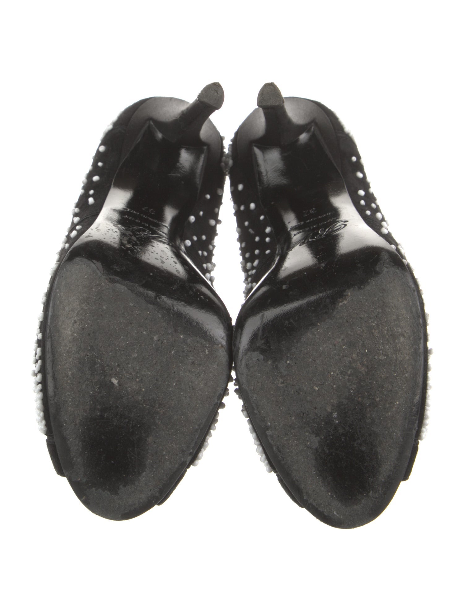 Roger Vivier Suede Printed Boots