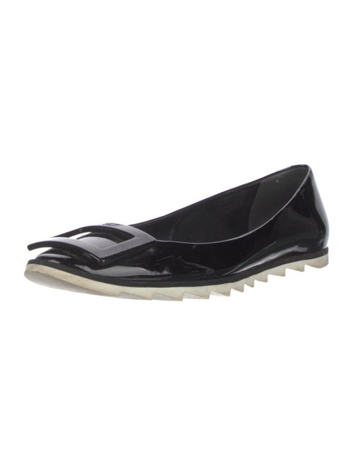 Roger Vivier Patent Leather Ballet Flats