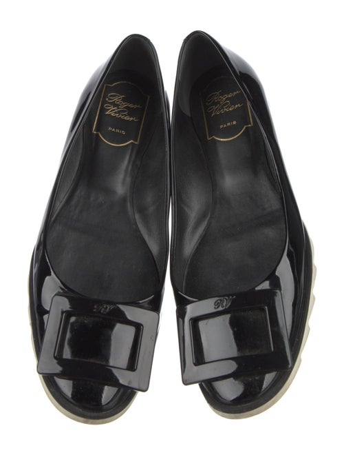 Roger Vivier Patent Leather Ballet Flats